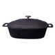 Cast Iron Square Bowl and Lid 28cm (Induction Base)