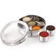 Philco SS Masala Dabba Spice Box with Clear Lid
