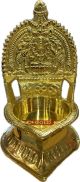 Pure Brass Golden Kamatchi Vilakku | Diya | Lamp